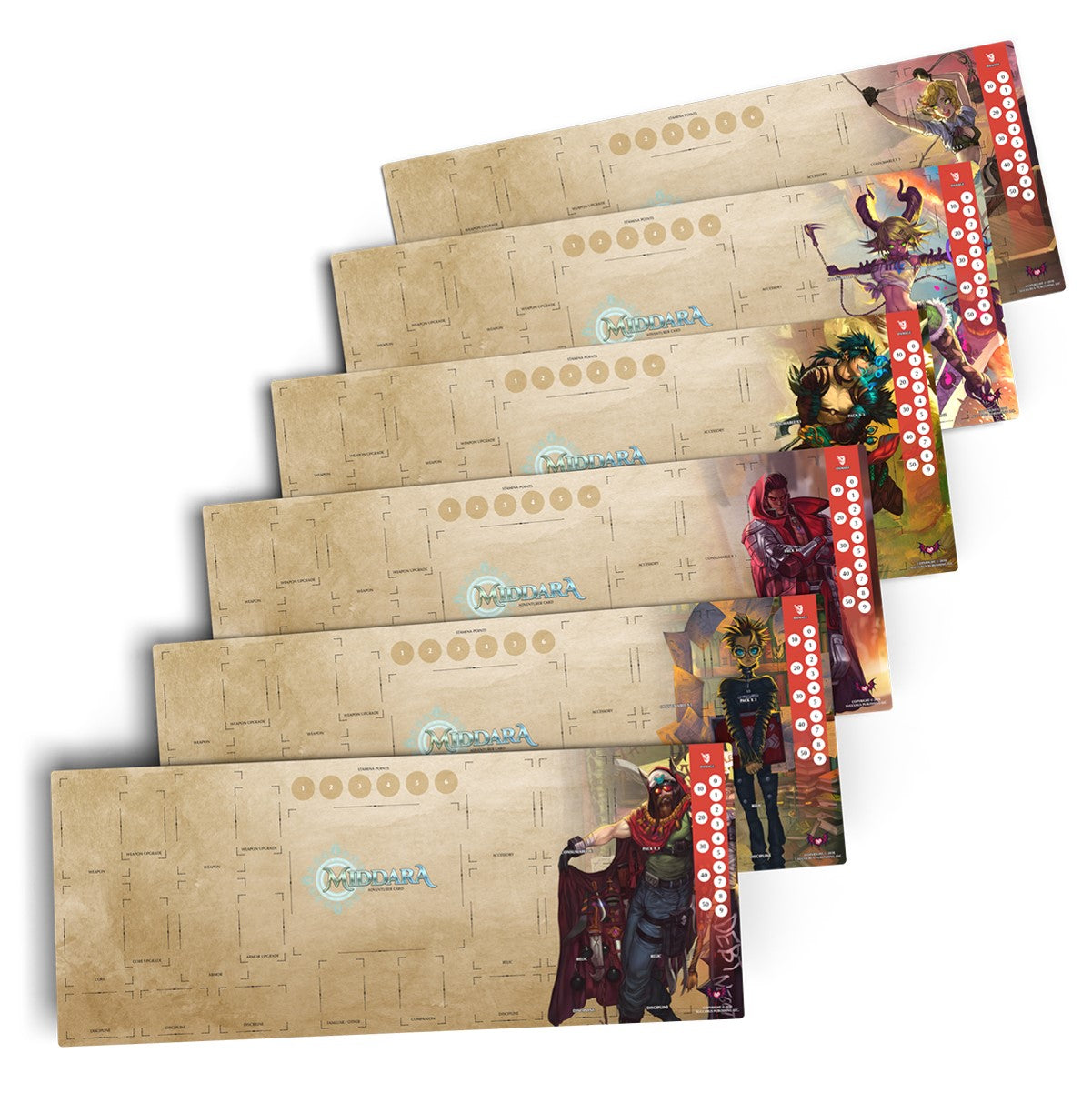 Playmat Pack B (6x Mats)