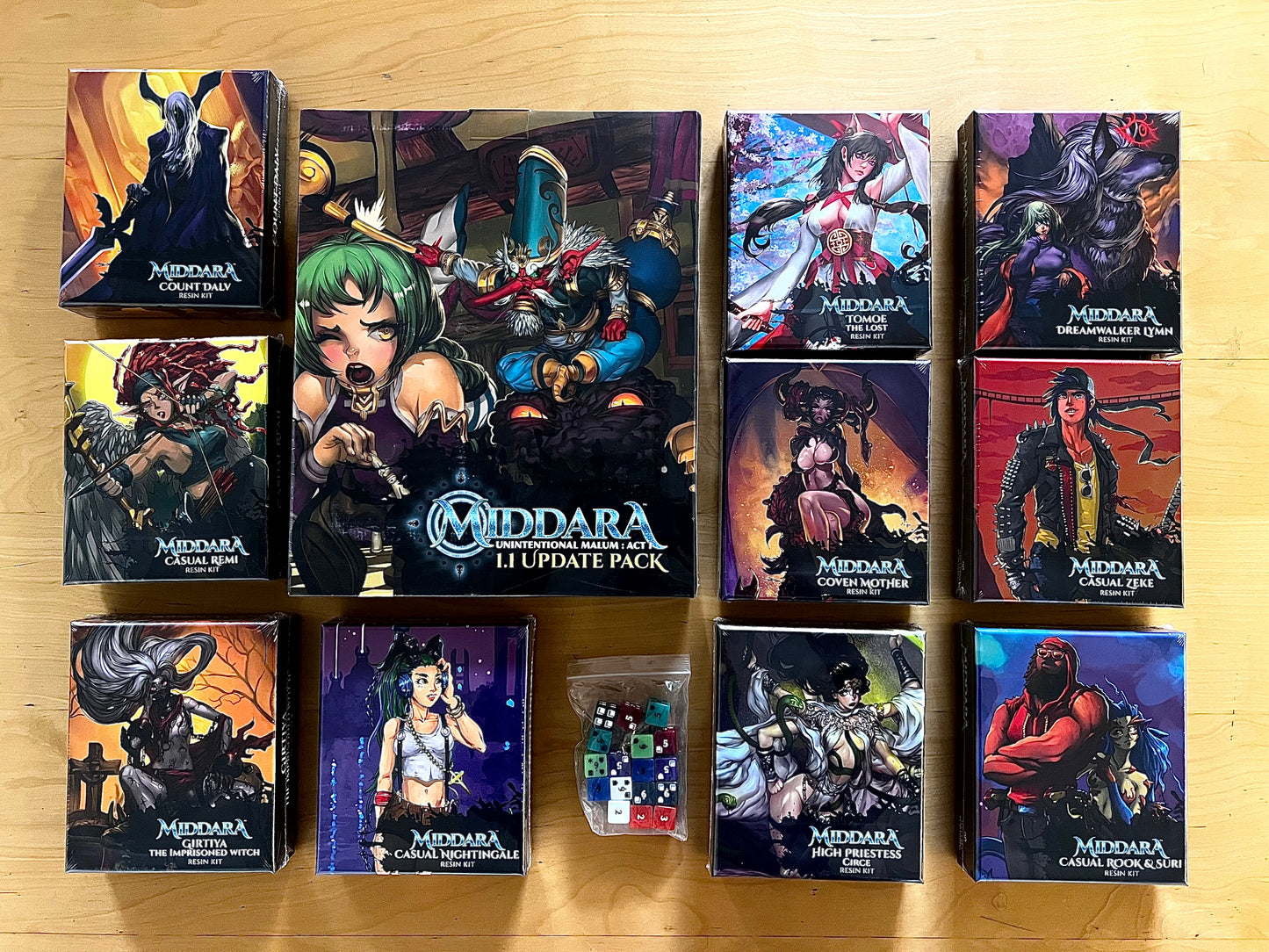 Middara Bundle: Returning To The Portal (With Swag!) — Resin Kits (No Minis)